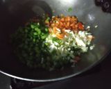 A picture of step 2 of Paneer bhurji.