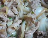 Hình bước làm 4 của món Bê thui xào hành tây