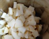 A picture of step 2 of Desi Pesto Macaroni.