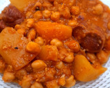 Foto del paso 12 de la receta: Garbanzos con chorizo de pavo y patatas