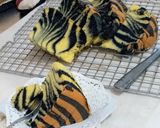 Foto langkah ke 7 dari resep Ogura zebra cake.