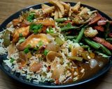 चिल्ली पनीर सीज़्ज़लेर (chilli paneer sizzler recipe in Hindi) रेसिपी चरण 13 फोटो