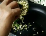 A picture of step 5 of CHERUPAYAR THORAN(sprouts delight).