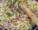 Une image de l'étape 5 de Pizza 🍕 carbonara 😋.