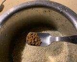 A picture of step 2 of Red poha Proso millet Dosa.