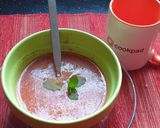 A picture of step 4 of TomatoeSoup,ginger,garlic and cinnamon# themechallenge.