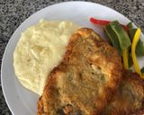 Foto del paso 4 de la receta: Cachopo con puré de patata y verduras