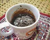 A picture of step 4 of Chocolate mug cake.