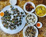 Hình bước làm 3 của món Sò lông nướng mỡ hành