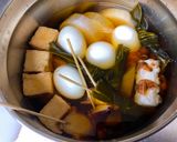 A picture of step 3 of Japanese Oden cooked in ecological thermal pot.