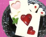 A picture of step 3 of For Valentine's Day: Easy Heart-shaped Sandwiches.