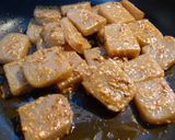 A picture of step 4 of Stir Fried Spicy Miso Konnyaku.