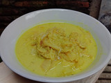 Sawi putih masak santan