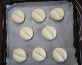 A picture of step 9 of Baby Milk Rolls (with a bread maker).