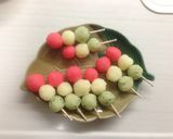 A picture of step 6 of Tri-Color Dango Dumplings For Girl's Day or Cherry Blossom Viewing.