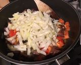 Une image de l'étape 11 de Poêlée de radis noir à la tomate,ail mariné et chorizo noir.