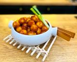 Foto langkah ke 8 dari resep Bola-bola mochi kentang pedas manis.