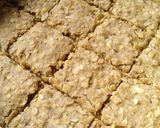 A picture of step 5 of Vickys Banana Oat Squares, GF DF EF SF NF.