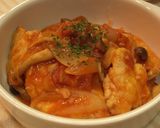 A picture of step 7 of Chicken with Tomato Cream Sauce.