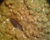 A picture of step 5 of Hominy and farmer cheese.