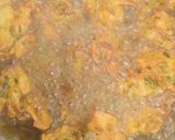A picture of step 3 of Punjabi Kadhi Pakoras.