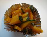 A picture of step 5 of Easy Microwave Kabocha Squash Kinpira for Bentos.