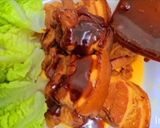 รูปขั้นตอนการทำที่ 6 ของ หมูสามชั้นตุ๋นราดซอสหมาล่า