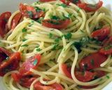 A picture of step 5 of Tomato & Parsley Pasta with Yuzu Pepper.