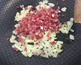 Foto del paso 4 de la receta Risotto de jamón y champiñones improvisado