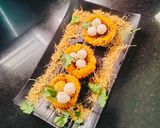 A picture of step 7 of BIRD NEST SNACK (paneer 😋 potato Birds Nest 🕊️ veg snacks).