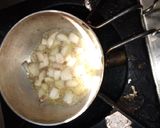 A picture of step 5 of Pasiparu payasam moong dal kheer.