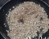 A picture of step 2 of Peach Crumble.