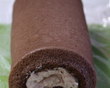 A picture of step 15 of Fluffy Cocoa, Chocolate Roll Cake.