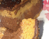 A picture of step 6 of Layered mocha cheesecake.