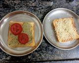 A picture of step 2 of Mayo Toast Sandwich.