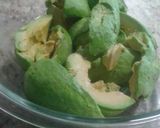 A picture of step 1 of Homemade Guacamole.
