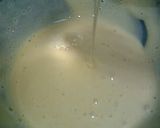 A picture of step 2 of Lemon Tea Madeleines.