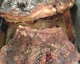 A picture of step 3 of Ribs in an oven.
