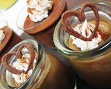 A picture of step 6 of Rich Chocolate Pudding for Valentine's Day.