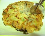 A picture of step 4 of Crisp & Chewy Simple Chijimi (Pajeon) with Chinese Chives.