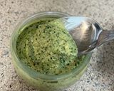A picture of step 4 of Cilantro Chutney (Dipping sauce)🍵.