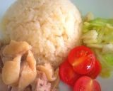 A picture of step 10 of Singapore Chicken Rice with Ginger Sauce.