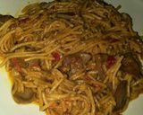 Foto langkah ke 8 dari resep Mie Tumis Simple.