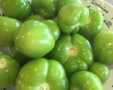 A picture of step 1 of Tomatillo Salsa.