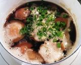 A picture of step 4 of Easy Warm Soba Noodles with Grated Daikon Radish, Nameko Mushrooms and Natto.