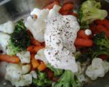 A picture of step 3 of Peppered Mix Veg.