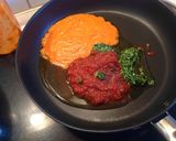 A picture of step 4 of Pesto Genovese & Bell Pepper Pasta Sauce.