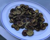 Une image de l'étape 8 de Courgettes au beurre de chorizo,curry et pavot bleu (recette plancha).