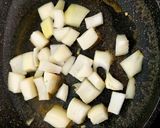 A picture of step 1 of My Cabbage, Potato & Sweet Peppers Soup.