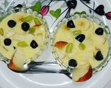 फ्रूट कस्टर्ड (Fruit custard recipe in hindi) रेसिपी चरण 4 फोटो
